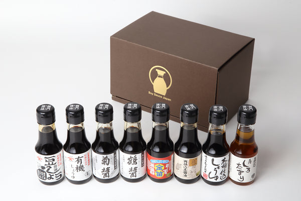 (Global) Premium shoyu assortment set incl. ramen recipe by chef (8 bottles)